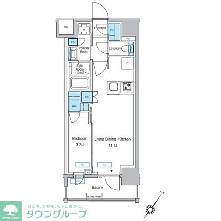 プレディアコート大森山王の物件間取画像